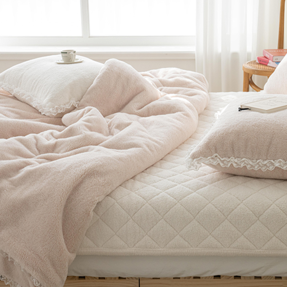 송화 보아 극세사 차렵이불 믿고 쓰는 국내생산 정전기 없는 고급침구