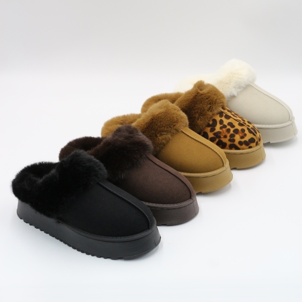 [개성시대] 여성 5cm 베이직 털슬리퍼 370g 데일리