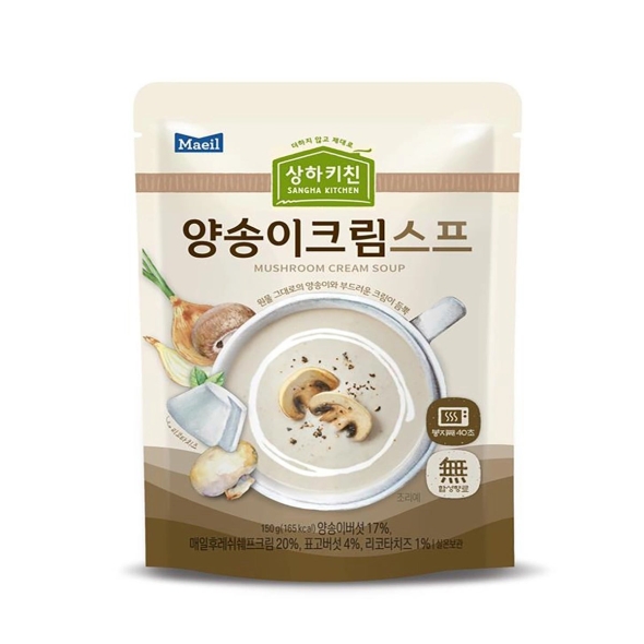 상하키친 양송이 크림 스프 150g x 9개