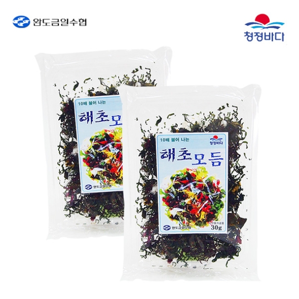 [완도금일수협] 바다 해초모듬 30gx2봉/3봉/5봉