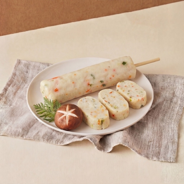 효성어묵 부산 전통 야채 찐 어묵바 프리미엄 어묵 x 6개