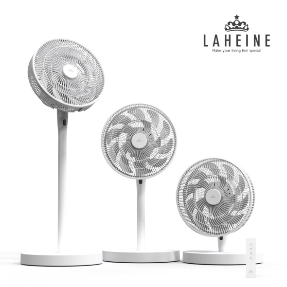 [신한카드 할인][라헨느] 더 퀸 3단 스탠딩 15엽 윈큘레이터 리모콘 선풍기  LHNF-D2200W