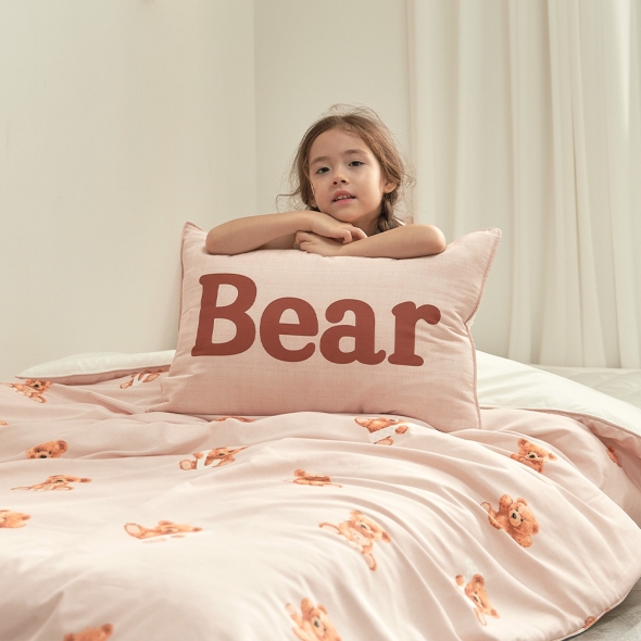 [Guy Laroche] 기라로쉬  밤부 알러지 케어 소프트베어  이불 S(핑크)