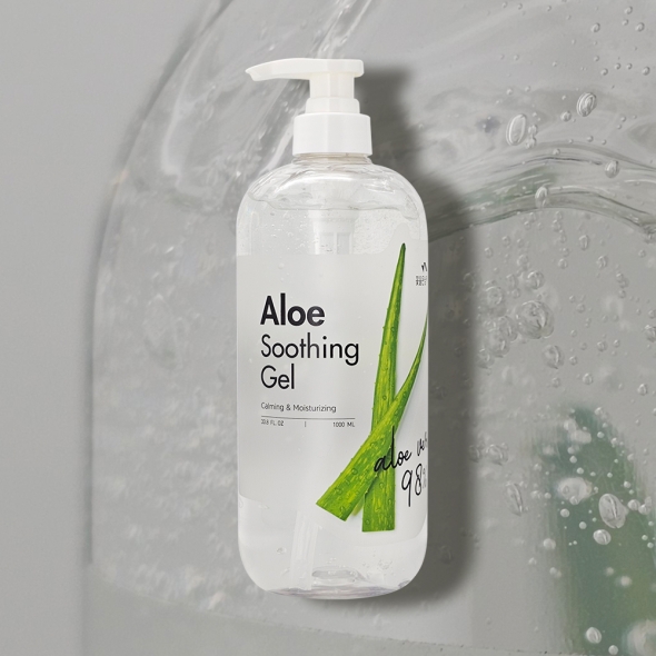 꽃을든남자 리얼 알로에 수딩젤 1000ml 대용량 수분이 꽉 차 더 촉촉한 수딩겔