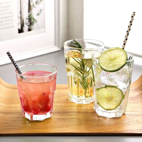 [만원의행복] 네이처드림 심플한 디자인 유로텀블러 유리컵 420ml 6개