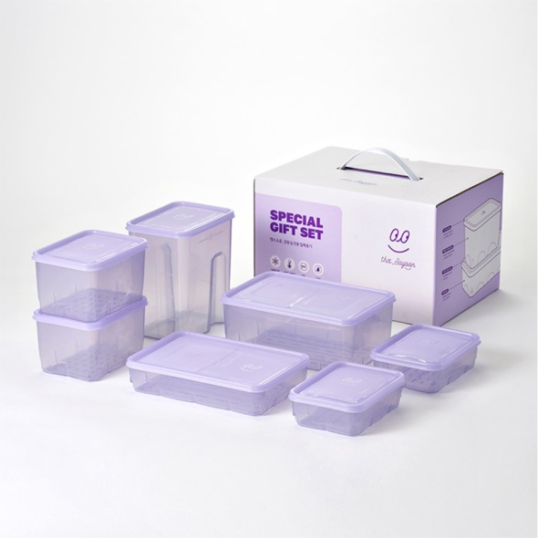[땡스소윤] 냉동용기 스페셜팩L 7종 (쿨라벤더)