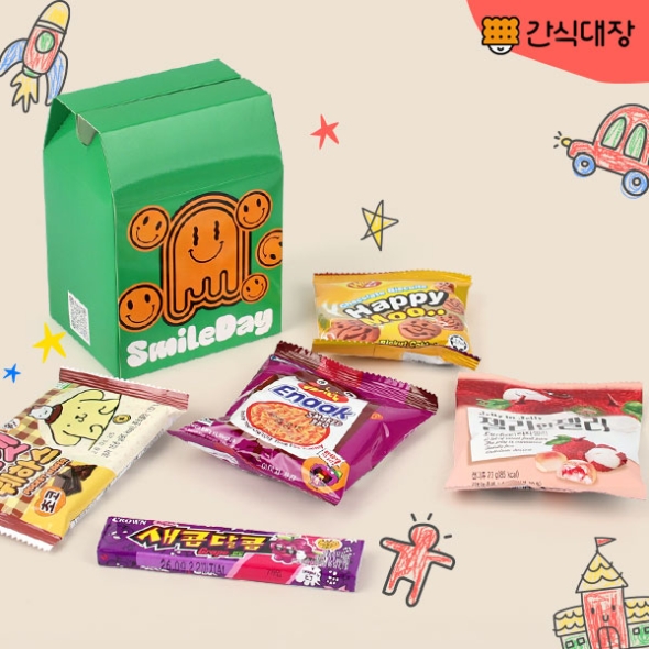 [간식대장] 아이들 행사 답례품 NO1 스마일데이 5종 20set (0010)