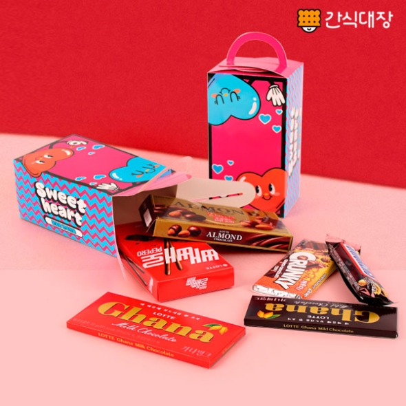 [간식대장] 0035_화이트데이 선물 추천! 스위트초코하트 6종