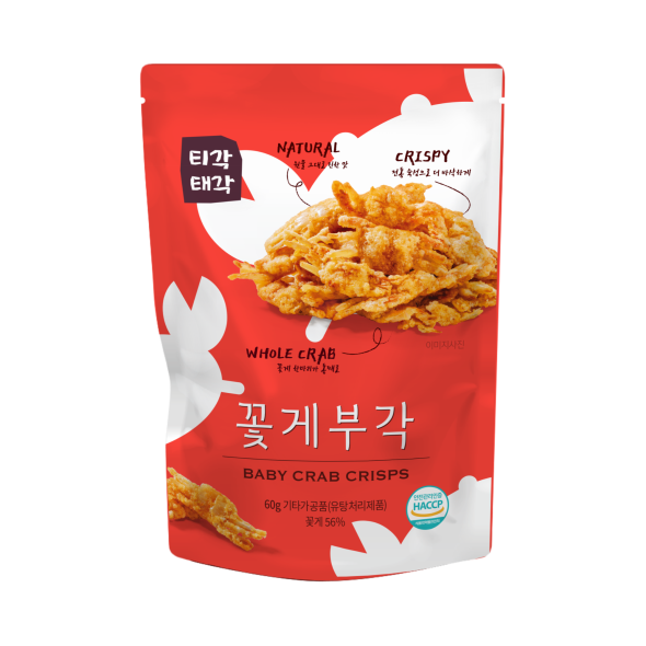 [티각태각] 꽃게부각 60g*3봉