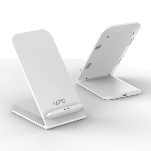 라피드 고속 무선충전 스탠드 15W 화이트
