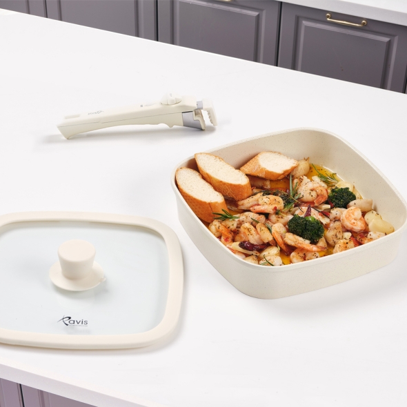 [파비스] 큐브 쿡웨어 세라믹팬 후라이팬세트