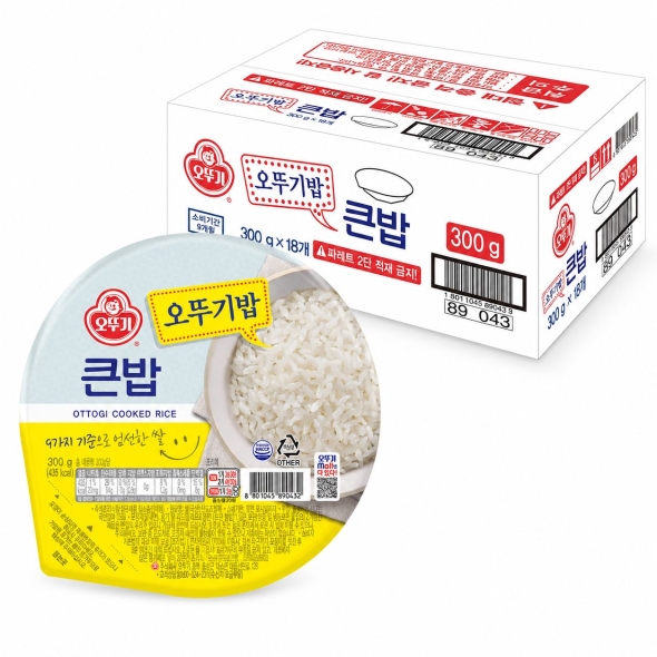 오뚜기 오뚜기밥 큰밥 300g x 18개