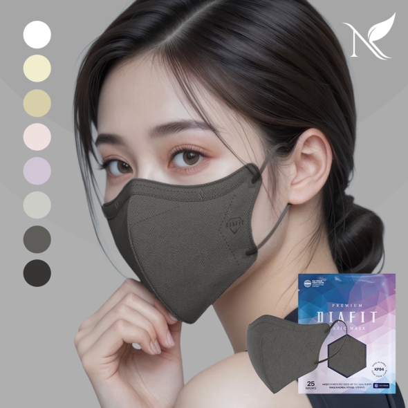 [다이아핏] KF94 새부리형 어린이 유아 황사 마스크 25매입 파우치형 (옵션선택)