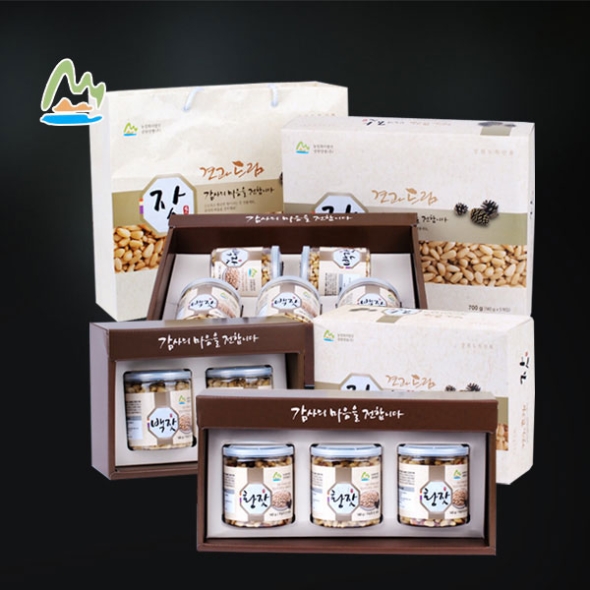[명절특선] [견과드림] 강원도 백잣세트 3종 2캔/3캔/5캔(캔당140g)