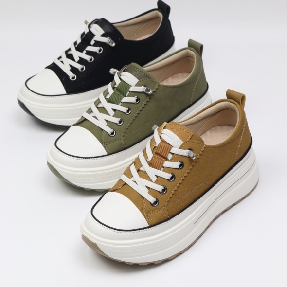 [개성시대] 여성 6cm 베이직 스니커즈 330g 데일리