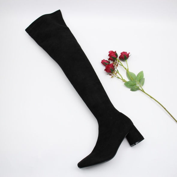 [개성시대] 여성 6.5cm 스웨이드 미들힐 320g 오피스