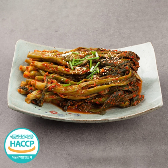 [신한카드 할인] 쌉쌀한맛이 일품인 돌산갓김치(푸)