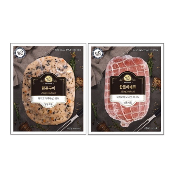 [햇살푸드] 한돈구이 200gx3팩+한돈바베큐 250g 2팩