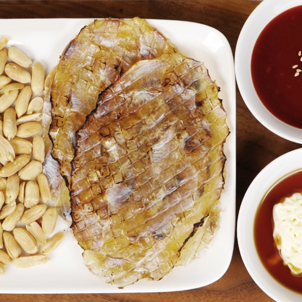 [단짠예찬] 두툼한 쥐포(원형) 1kg (1팩)