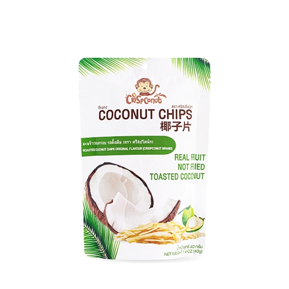 Crispconut 코코넛칩 오리지널 40g x 10개입