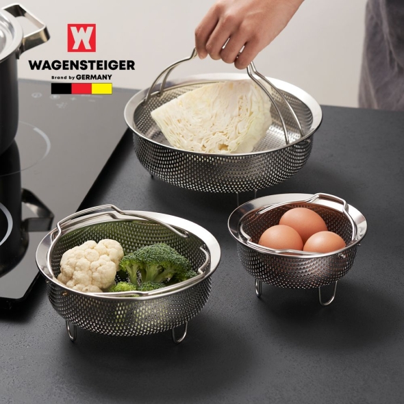 바겐슈타이거 스텐304 펀칭 찜기 3종세트(14cm+18cm+22cm)