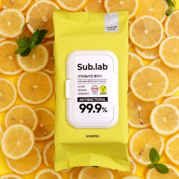 서브랩 주방 다용도 인덕션 키친 클리너 60매입