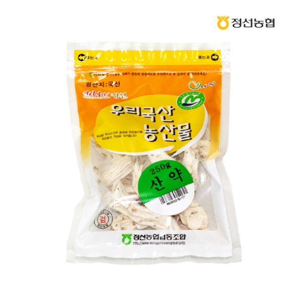 [정선농협] 오일장 약선재료 산약 1봉/2봉/3봉/4봉 (봉당250g)