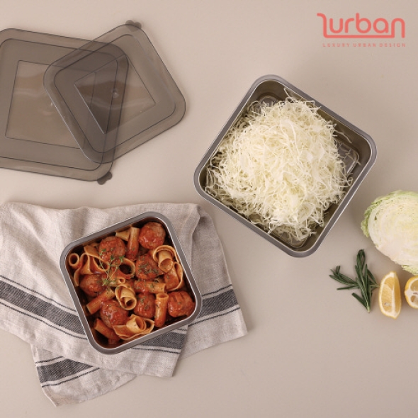 [쉬젤] 러반 스테인레스 스퀘어밧드2종A-(SM)밧드본체-16/20cm/커버/와이어랙