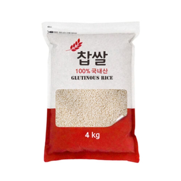 [25년산] 찰진_국내산 찹쌀 4kg