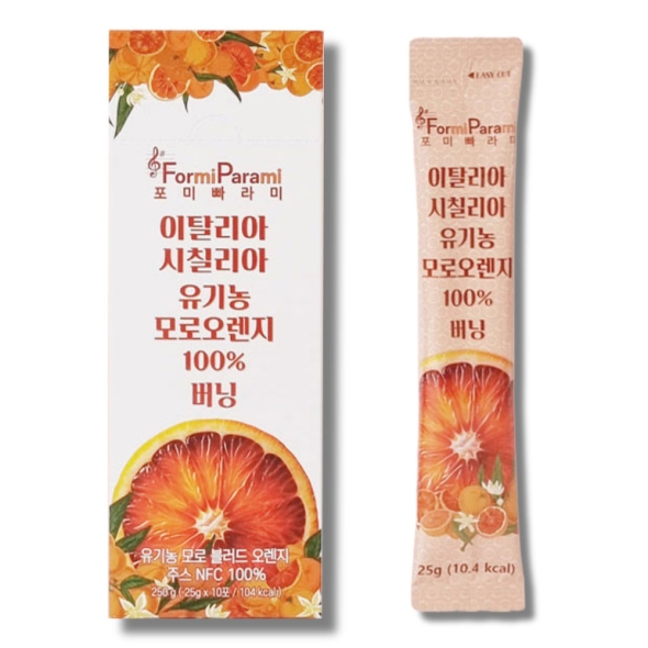 [신한카드 할인] [흙이음] 이탈리아 시칠리아 유기농모로오렌지 25g X 10포 X 1box