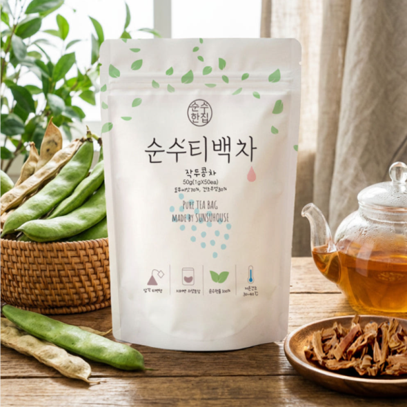 [순수티백]순수한집 작두콩차 티백 1팩 50개입