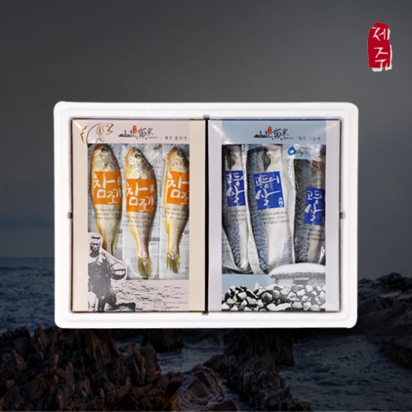 [제주특선] 참조기/고등어살 어가세트 6호(참조기 대/6마리+고등어살 대/5팩)