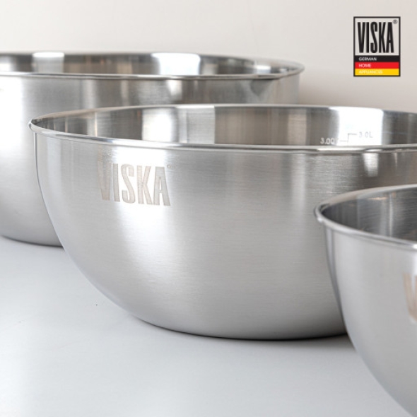 비스카 스테인레스 믹싱볼 3종 세트_ 20/24/28cm VK--MB20