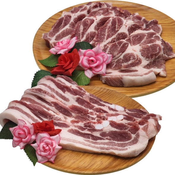 [ 별이네정육점 ] 국내산 한돈 돼지고기 삼겹살 / 목살 구이용 / 바베큐용 (600g/1000g)