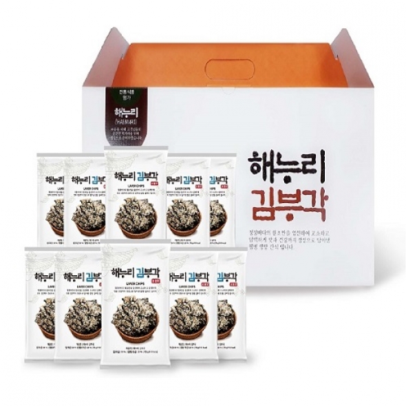  [남원김부각]   전통 찹쌀 김부각 70g*10봉 선물 세트 / 바삭, 고소함
