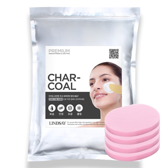 [특별할인] 린제이 프리미엄 모델링팩 1kg+클렌징해면x4개 홈에스테틱 세트