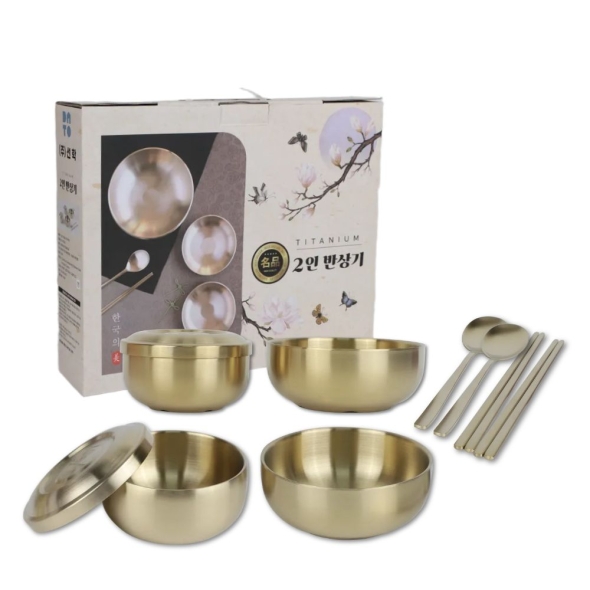 다토 티타늄 2인 반상기