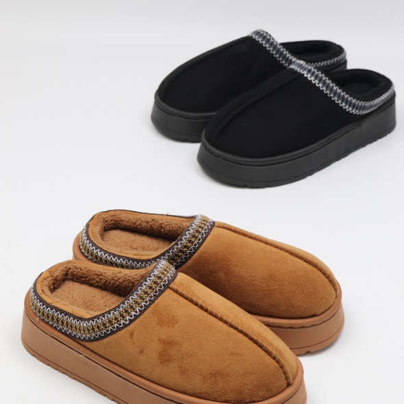 [개성시대] 여성 4cm 베이직 털슬리퍼 180g 데일리