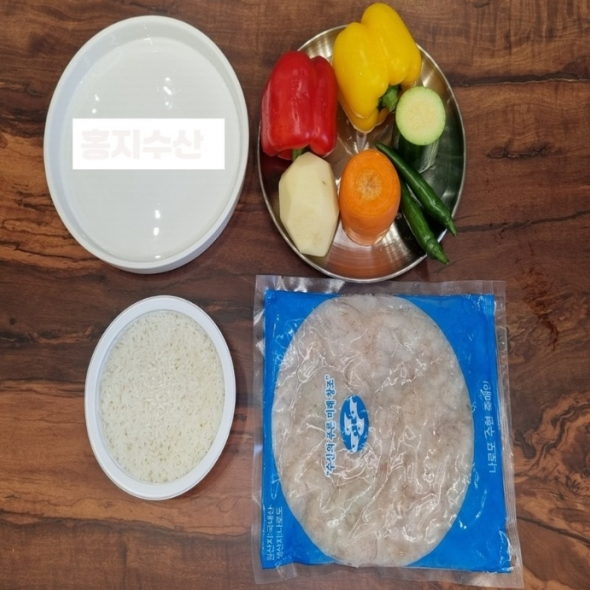 홍지수산 중하 새우살 정품  손질상품