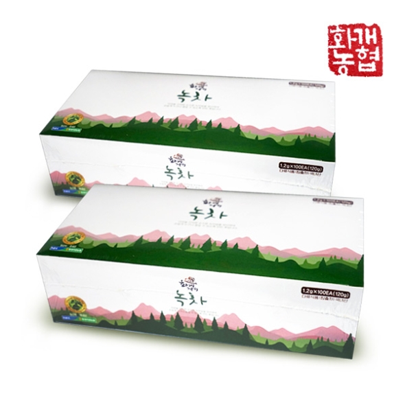  [화개농협] 화개장터 녹차 1박스/2박스 (박스당100티/120g)