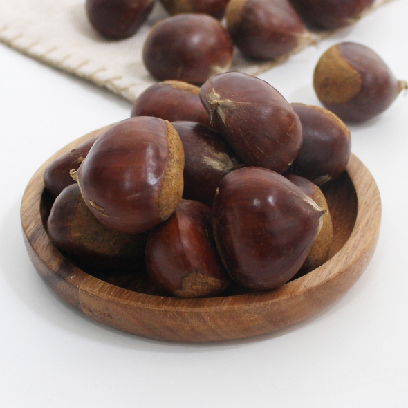 26년산 부여농부의 유기농 옥광밤 1kg (중 / 대) 유기농밤 산밤 약밤 부여알밤 부여밤
