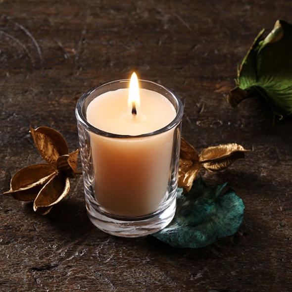 [만원의행복] 럭키글라스 심플푸딩 & 캔들 홀더 컵 120ml 12p