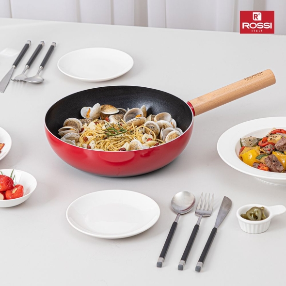 이태리 로시IH투톤레드 후라이팬 20