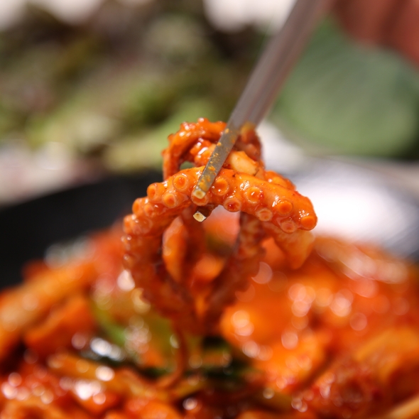 하남 맛집 직화 급냉 매운 핫 앙념 원팩 3분 낙지 볶음 370g