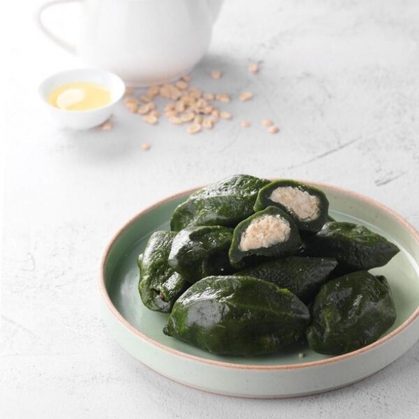 [명절브팜] 향긋한 명품 모시송편 모싯잎 동부기피 흑임자 선물세트