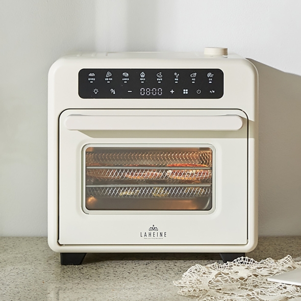 [★특별할인][라헨느] 더 퀸 304 올스텐 디지털 스팀오븐 에어프라이어 16리터 (식품건조기능) LHN-OV3200W