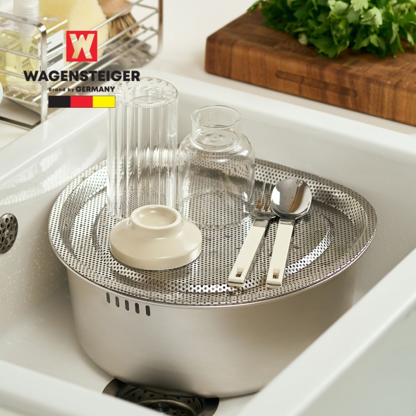 [만원의행복] 바겐슈타이거 스텐304 반원형 타공트레이(D타입)