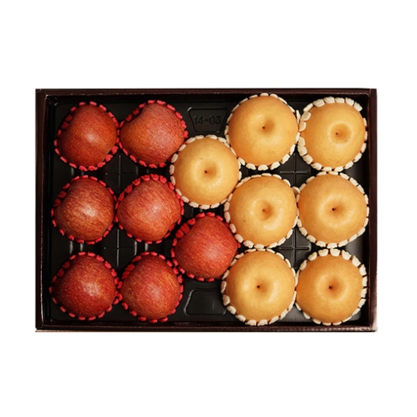 [자연의감동] 실속 혼합과일세트 4호(사과7개+배7개)/5.7kg 