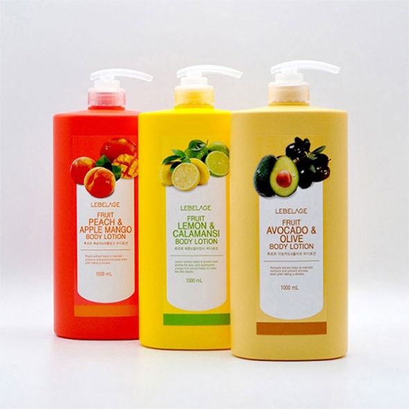 [르베라쥬] 1+1 후르츠 바디로션 1000ml (3종 택1)