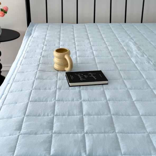 [Guy Laroche] 기라로쉬 마이크로 자가드 파스텔 4면밴딩 S패드단품(레몬 스카이)